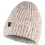 Buff Knitted and Fleece Hat Kim White Adult